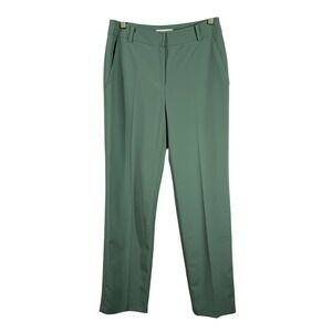 NWT Mojo S.Phine Tailored Green Dress Pants Slim Straight Women's M Office